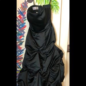 Long black formal dress